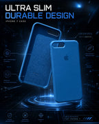 Premium Silicone Case for iPhone 7 – Slim, Shockproof, Anti-Slip Protective Cover