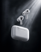 AirPods Case Grey Metal Edition – Shockproof Metallic Protective Cover