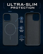 iPhone 14 Silicone Case – Shockproof, Microfiber-Lined Cover