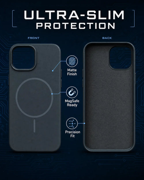 iPhone 14 Silicone Case – Shockproof, Microfiber-Lined Cover